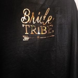 Secret treasures sleepwear bride tribe black robe